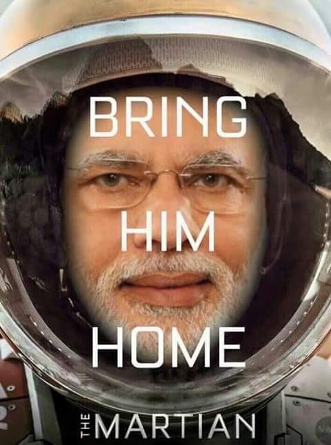 Shikha____'s tweet image. Sitting in theatre, watching #TheMartian &amp;amp; got this on whatsapp ..
Can&apos;t stop laughing 😂😂😂😂
#ModionMars 😂😂😂😂😂😂