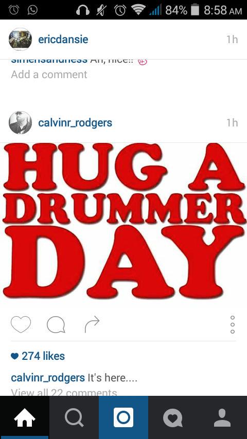 Cubes876's tweet image. #hugadrummer