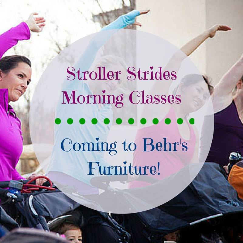 Fit4Mom Nassau County - Stroller Strides Morning Classes are coming to Behr's Furniture!
