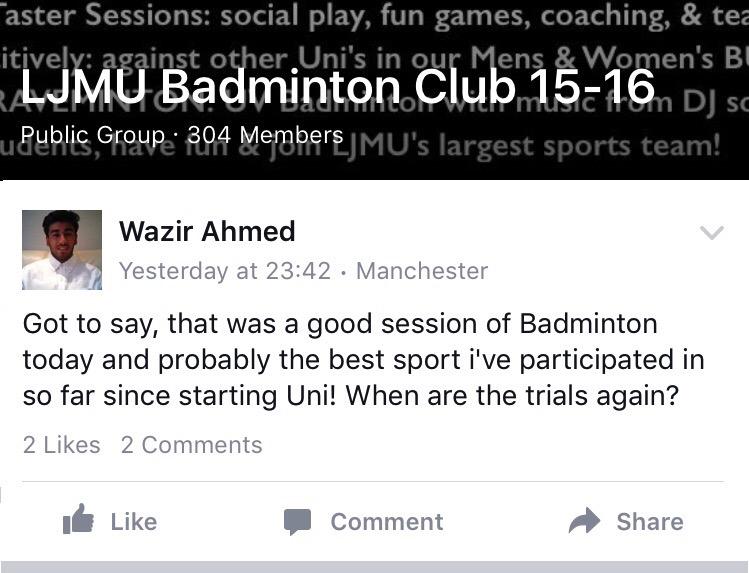 LJMU Bɑdminton tweet media