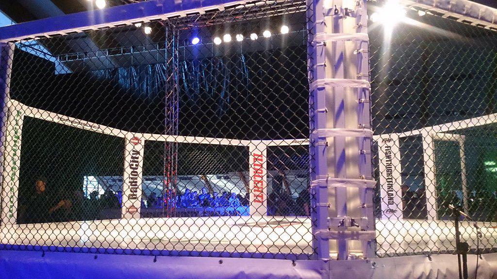 SamuliKarjula's tweet photo. @SampoKaulanen Varasin sulle hyvän paikan.  @NikolausK @FightNightFin #FNF10 http://t.co/aAdk1Ixxr3