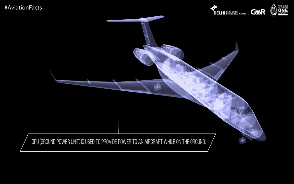 DelhiAirport's tweet image. #DidYouKnow what #GroundPowerUnit (GPU) is used for? Read below. #DelhiAirport #WorldNumberOne