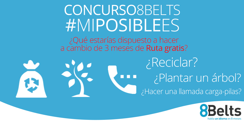8Belts's tweet photo. ¿TE ANIMAS A PARTICIPAR EN EL #CONCURSO #MiPosibleEs Y AYUDARNOS A HACER UN MUNDO MEJOR? : https://t.co/6l6wi1RnEl http://t.co/XsALMpEuE8