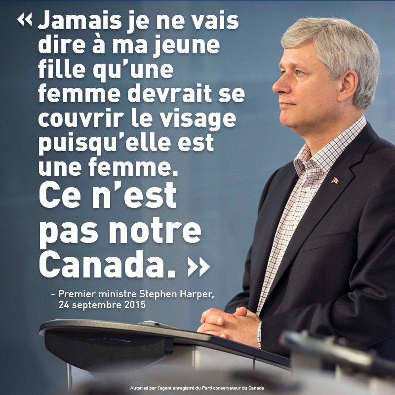 stephenharperFR's tweet photo. J’ai été fier de prendre cette position au débat de jeudi dernier. #polcan #elxn42 http://t.co/5b0Q16pNeB