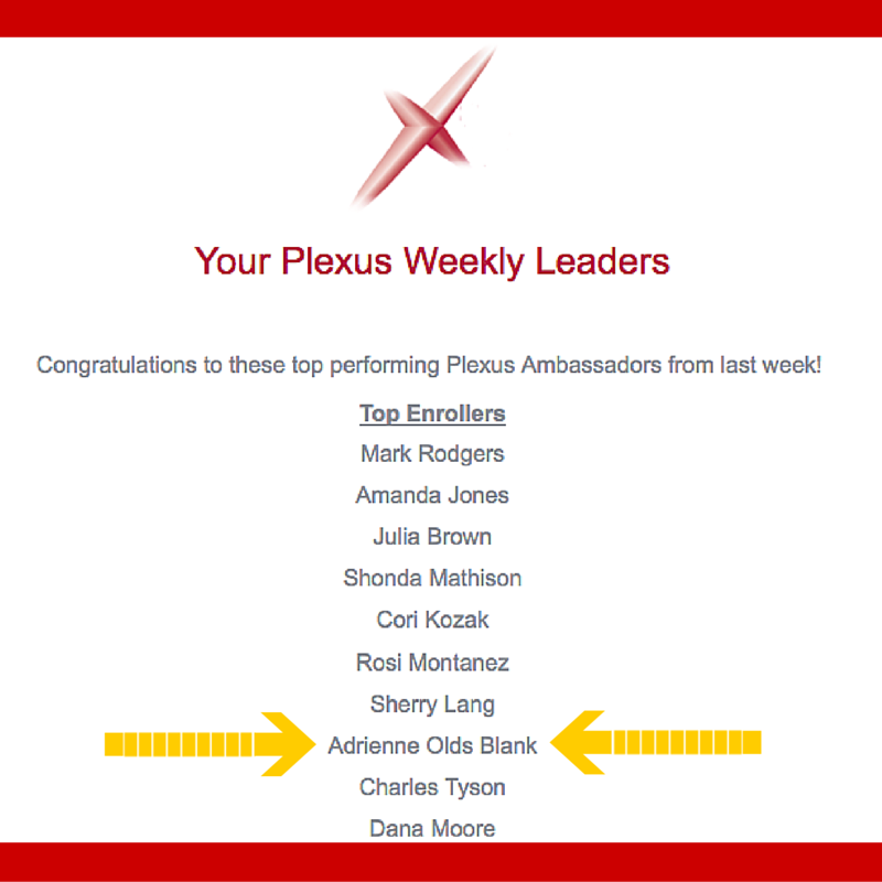 BlankMama's tweet image. WOAH!!! Guess who made the leaders list for @PlexusWorldwide?! #mindblown #PlexusChangesLives #watchmeorjoinme