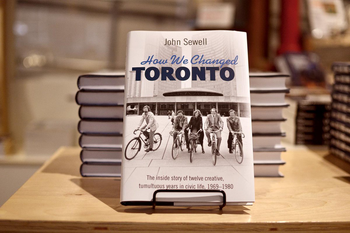SpacingStore's tweet photo. JUST IN: "How We Changed Toronto" by John Sewell: A must-read to see how Toronto 1st involved citizens at City Hall http://t.co/dRC921xEHe