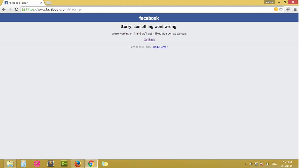 _vishnuvijayan_'s tweet photo. @facebook again crashed ...#fbcrashed http://t.co/1xgdhiepcW