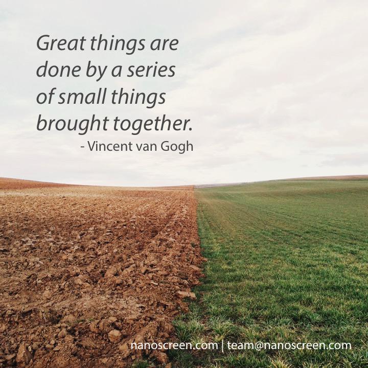 NanoScreenLLC's tweet image. #mondaymotivation stay true to your goals, each step pushes you closer to your discovery and success #nanoscreen