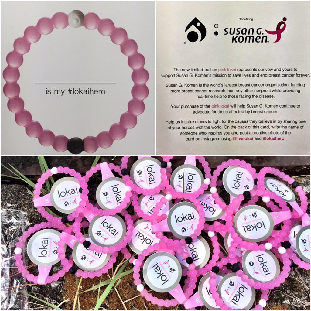 OceanologyStore's tweet photo. #pinklokai bracelets are in! Come support #SusanGKomen with the purchase of these! #livelokai #lokaihero http://t.co/w0srsffqpD