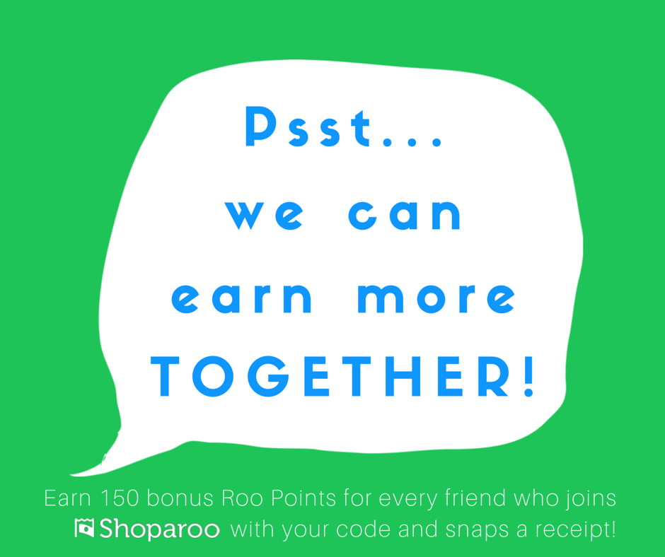 shoparoo's tweet photo. #RooPointGiveaway! Retweet &amp; add your own referral code or page for your chance to win 100 Roo Points! http://t.co/v9c9GohPqc