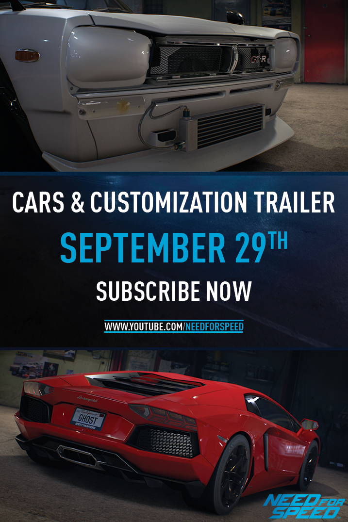NeedforSpeed's tweet image. New trailer incoming! Subscribe to be among the first to watch it: bit.ly/1MBdGJm