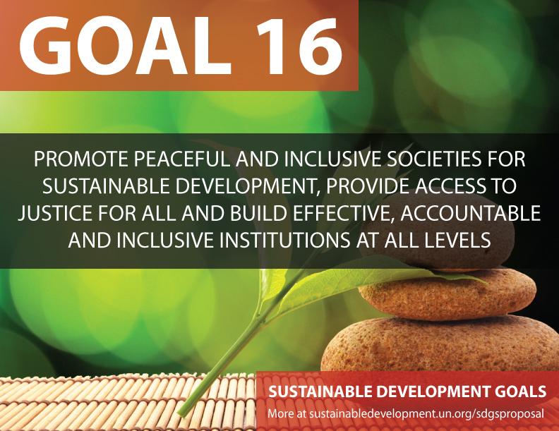 IntDialogue's tweet photo. No progress on #SDGs is possible without progress on sustainable peace. #Goal16 is crucial to implementing #SDGs http://t.co/8w0sZUGkjH