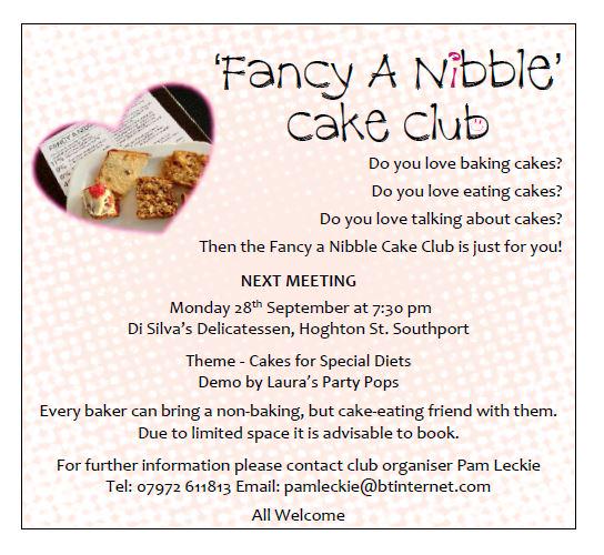 If You Love Cake - Then Pop In to 'Fancy A Nibble Cake Club' TONIGHT #southport <a href="/InsideSouthport/">Inside Southport</a> <a href="/insouthport/">In Southport</a>