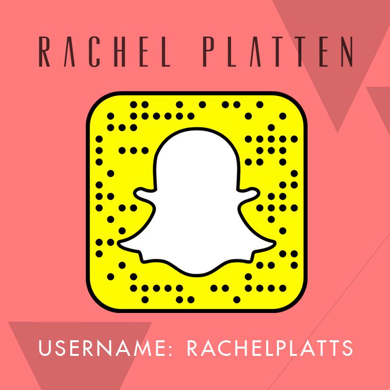 RachelPlatten's tweet photo. A bunch of you have asked so here is my @Snapchat code! Get at me! 👻 rachelplatts http://t.co/IEdgp9aBYq