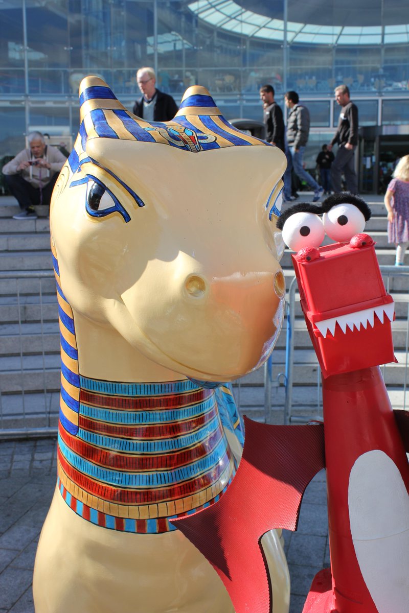ESE Direct (@esedirect) on Twitter photo <a href="/GoGoKingTut/">King Tut GoGoDragon</a> my great friend! Marvellous to see you sunning yourself outside The Forum #Norwich <a href="/GoGoKingTut/">King Tut GoGoDragon</a> my great friend! Marvellous to see you sunning yourself outside The Forum #Norwich