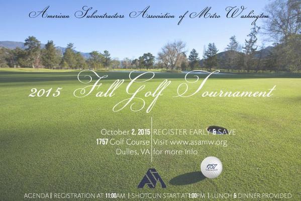 ASAMWDC's tweet photo. See you this Friday! | 2015 Fall #Golf Tournament at @1757GolfClub | October 2, 2015 http://t.co/VVAknRhQr7 … #ASAMW http://t.co/Nmkg00M5Vy