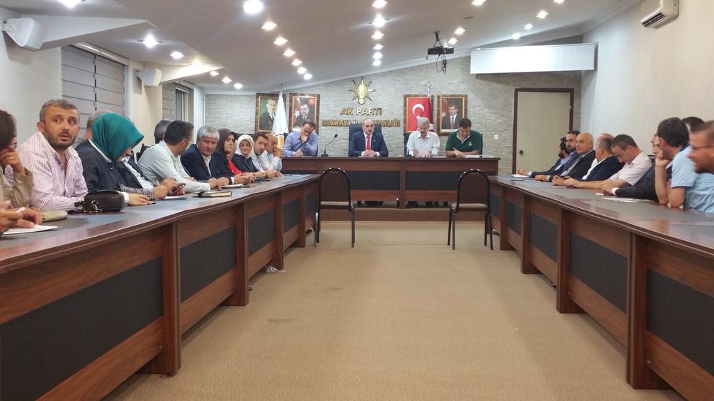 AKPartiSakarya's tweet photo. İl Yönetim Kurulu toplantısı yapıldı. http://t.co/khGv78RkUe