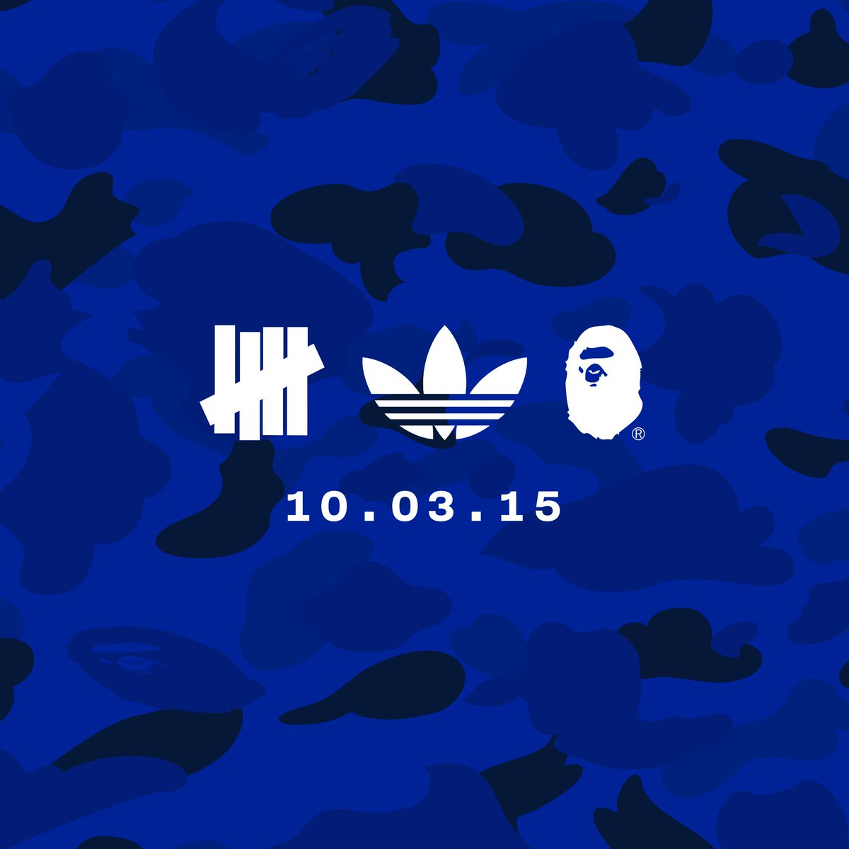 UNDEFEATED x BAPE x ADIDAS - 10.03.15 @bapeofficial <a href="/adidasoriginals/">adidas Originals</a>