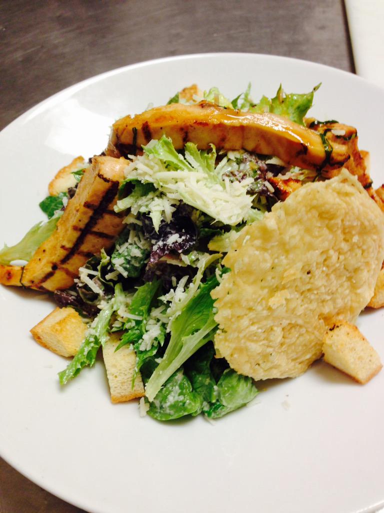 #whatsforlunch at #lacolombedor and #restaurantcinq #today ? #chickencaesarsalad #alwayshungry
