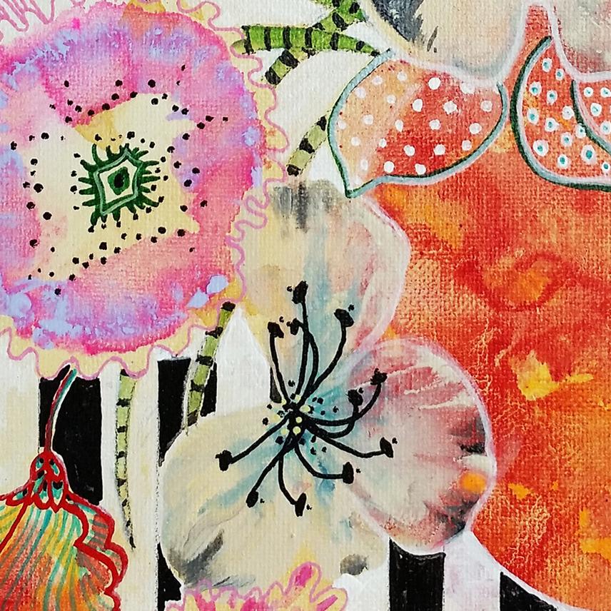 EdytasFriends's tweet photo. B &amp; W &amp; Dots #painting by #edytasalak on #etsy #ArtBAM store just sold. Many more #funkyfloral #artworks available ! http://t.co/lVqmzmXwKW