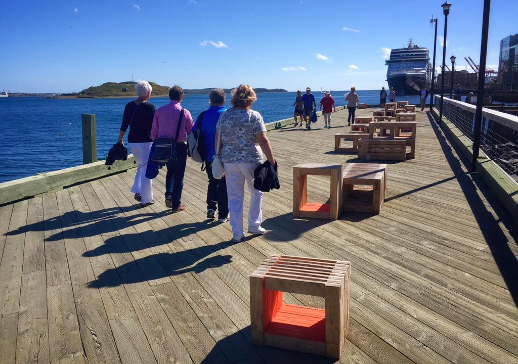 Beautiful day for a stroll. <a href="/My_Waterfront/">Formerly Waterfront Development</a> <a href="/HFXtacticalArch/">HFX Tactical Arch</a> <a href="/DowntownHalifax/">Downtown Halifax Business Commission (DHBC)</a>