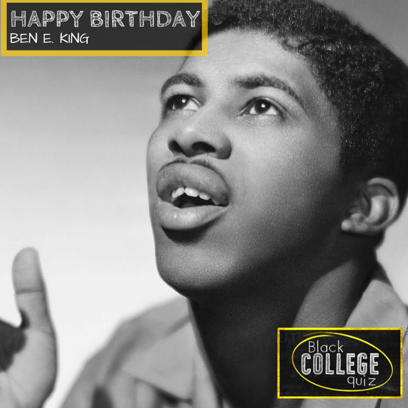 Happy Birthday Ben E. King! 