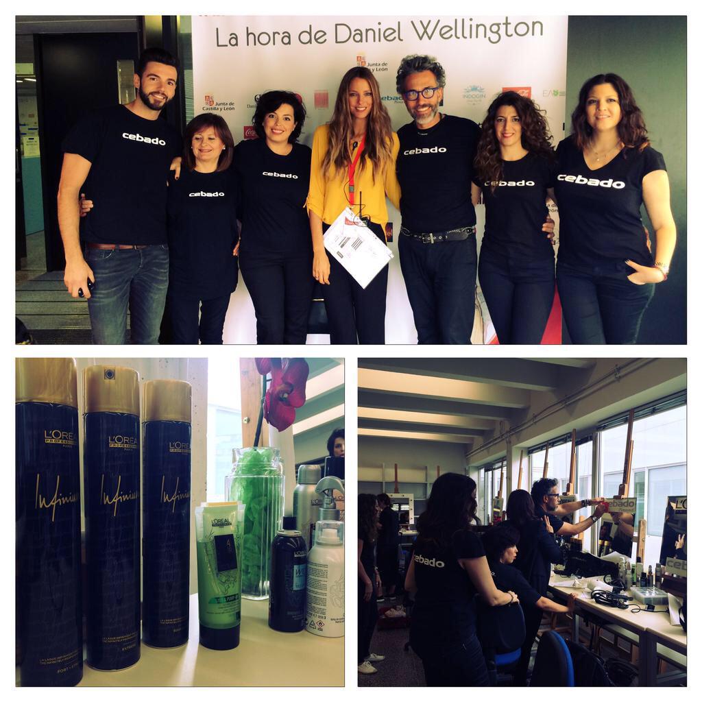 Encantada de rodearme de grandes profesionales! @CebadoOficial @lorealprospain en <a href="/PasarelaCyL/">PasarelaCyL</a> #workeasy