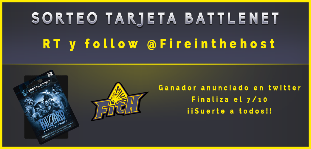 TheFirers's tweet photo. ¡#Firers! ¡Haced RT a este tweet y seguid a @Fireinthehost para ganar una tarjeta de 20€ de saldo para BattleNet! http://t.co/bwPYp4LbjE