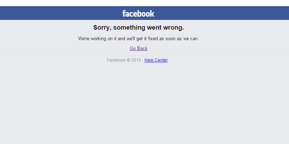 BBCWorld's tweet photo. Facebook service restored to users after some experience second outage in less than a week http://t.co/ImHUptwyB2