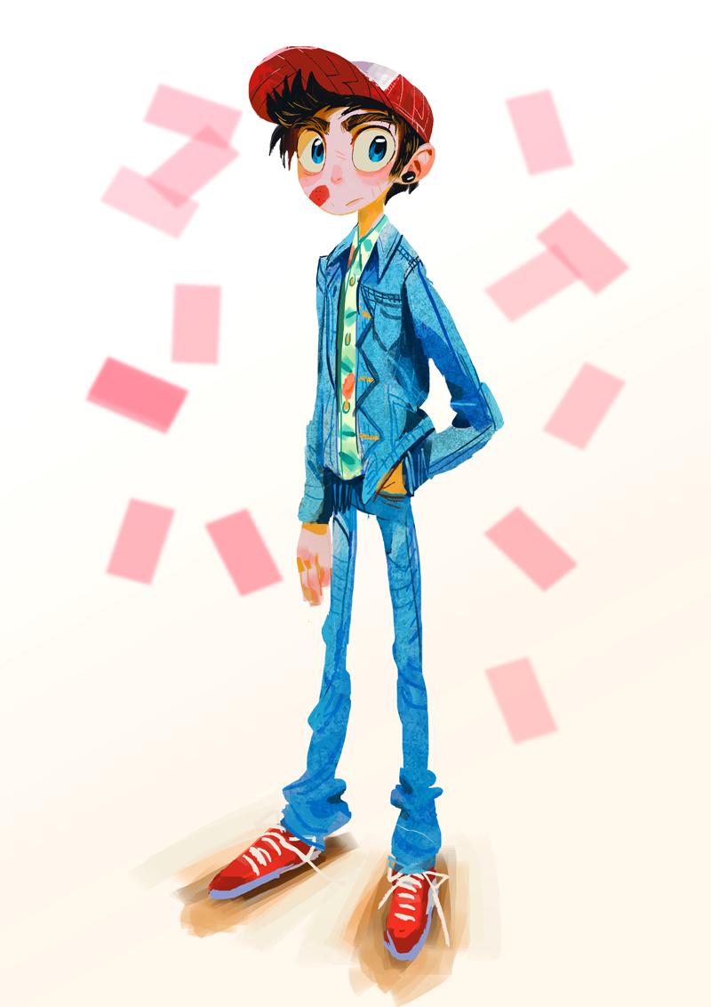GinkgoSan's tweet photo. Random dude doodle #random #boy #digitalpainting #doodle #cartoonlike http://t.co/c0dvfSeJkn