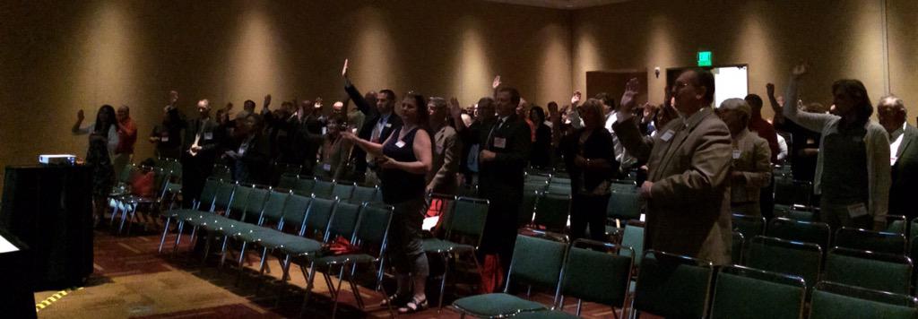 jaybayptg's tweet photo. Over 100 people came to watch the PTS presentation on Whole Brain Teaching. #ptsrocks #presentationcomplete #isba2015 http://t.co/X3i2PeXm0M