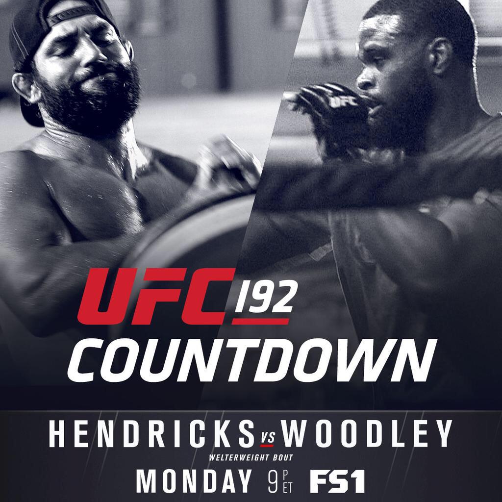Don't miss @TWooodley on the Countdown to #UFC192 tonight on #FoxSports1 9pm EST!! #ATTArmy #ufc #mma
