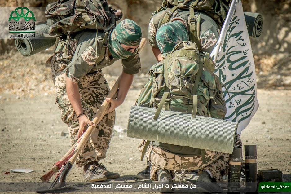 Charles_Lister's tweet photo. Interesting photos released showing Ahrar al-Sham's “Artillery School.” #Syria #Idlib http://t.co/Zy4evrJuDP