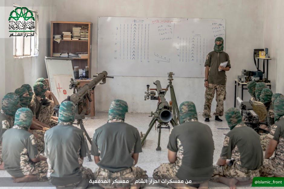Charles_Lister's tweet photo. Interesting photos released showing Ahrar al-Sham's “Artillery School.” #Syria #Idlib http://t.co/Zy4evrJuDP