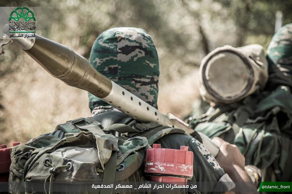 Charles_Lister's tweet photo. Interesting photos released showing Ahrar al-Sham's “Artillery School.” #Syria #Idlib http://t.co/Zy4evrJuDP