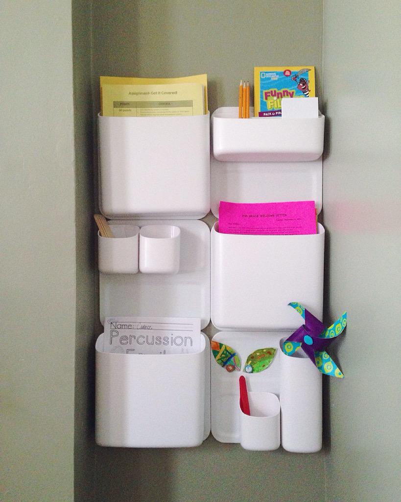 Just put up these <a href="/myurbio/">Urbio</a> units and feeling pretty supermomish. <a href="/ContainerStore/">The Container Store</a> #parenting #momlife #organizing