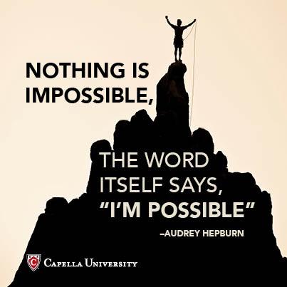 CapellaU's tweet photo. How do you maintain your motivation? http://t.co/DSlqjnE9SN