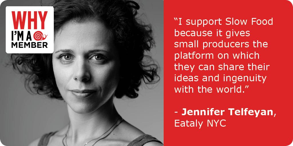 think_pirates's tweet photo. RT @TriplePundit Jennifer of @EatalyNYC supports small, local producers. Do you? #JoinSlowFood http://t.co/1ndqw7K8my http://t.co/9F1C5UdIjY