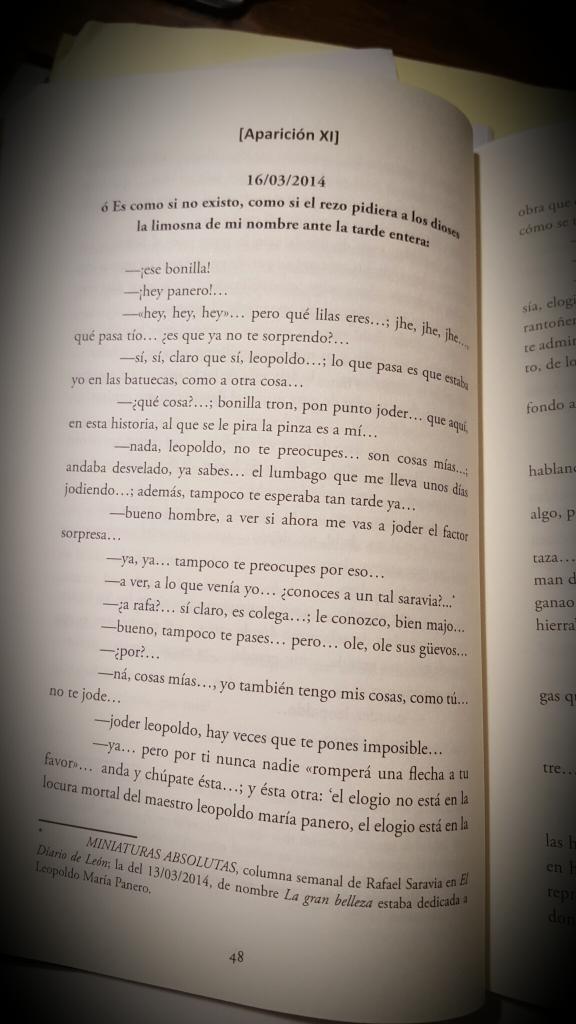 RafaelSaravia_'s tweet photo. Hoy acabé de leer #ElDelMedioDeLosPanero de @GsusBonilla editado por @LupercaliaEd Estrambótico y llameante libro.😊 http://t.co/fMhyMn5sUd