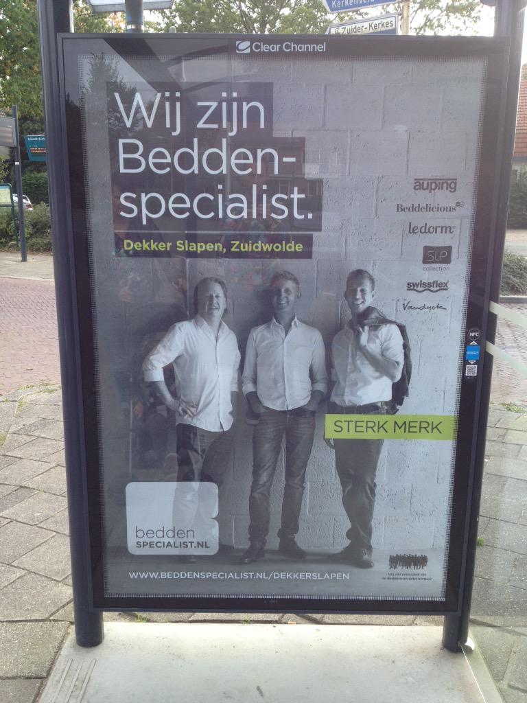 Blij met onze nieuwe reclamecampagne! In abri's rondom Zuidwolde kunt u ons niet missen. Zie ook onze folder!