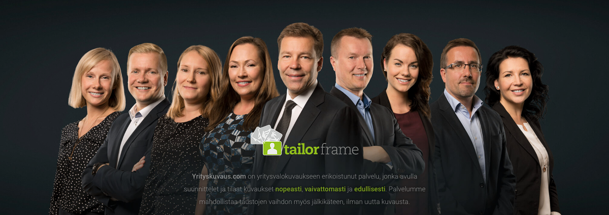 tailorframe's tweet photo. Uusi tapa toteuttaa yrityksen henkilöstökuvaus nopeasti, vaivattomasti ja edullisesti:
http://t.co/oQlYWgrHjD http://t.co/rjNLblXZ1M