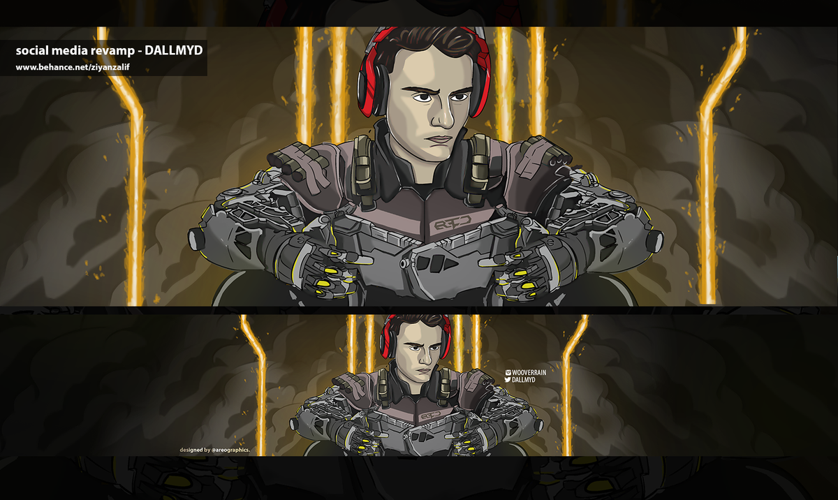 ZiyanZalif's tweet image. Social media design for @DALLMYD ! Favorites and retweets appreciated ! :)