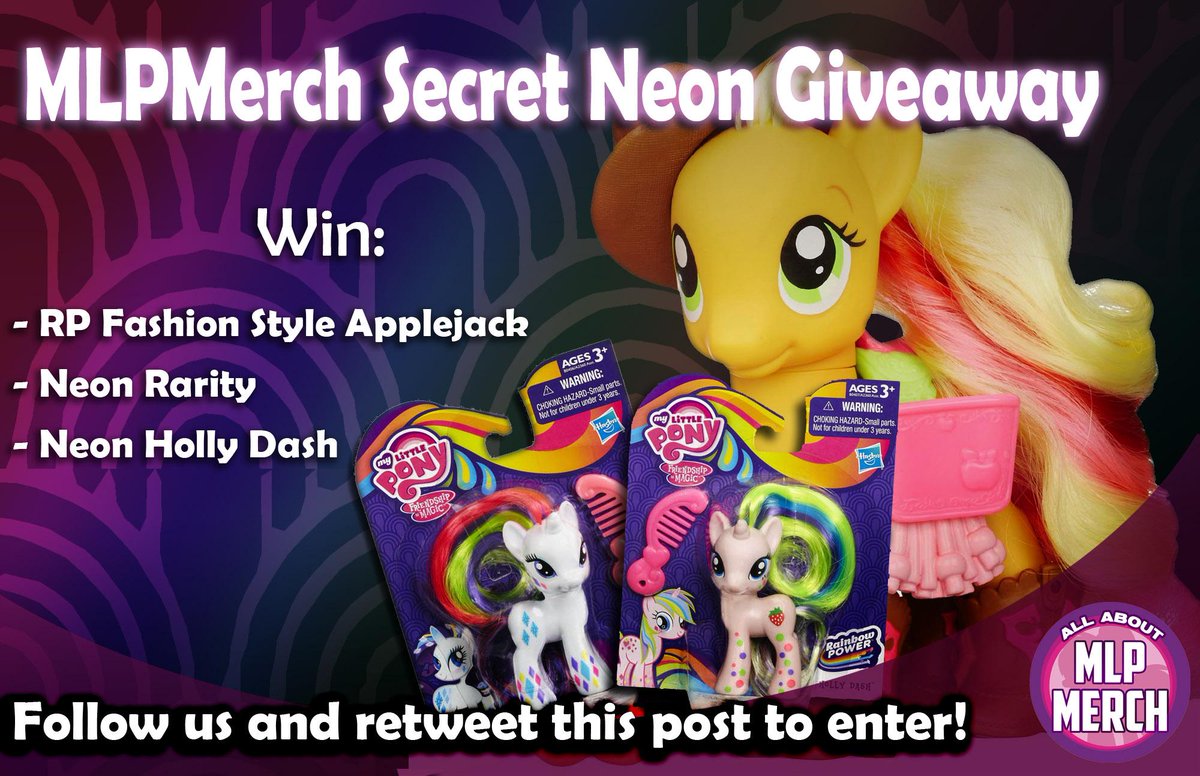mlp_merch's tweet photo. FOLLOW US + RETWEET to join our #MLP Secret Neon #Giveaway and win these ponies! All info: http://t.co/sVj8C9sqSv http://t.co/segxhMgQS6