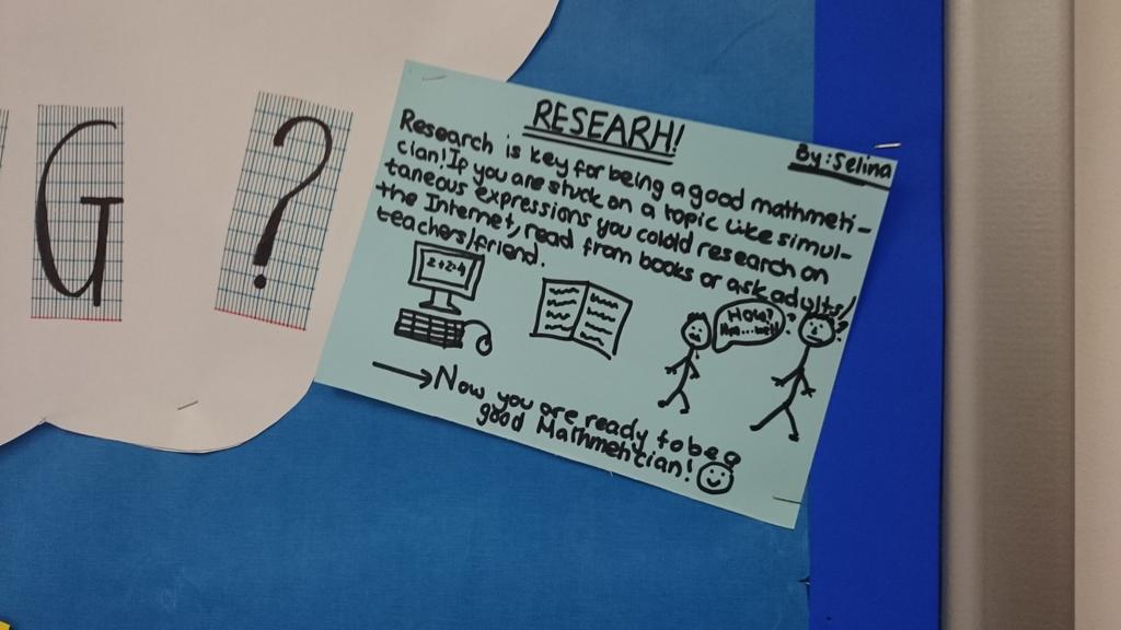 mathspo's tweet photo. Y9 contributed to my boards to help others develop their understanding of numbers and to give some tips on learning! http://t.co/wUtisgpCv7