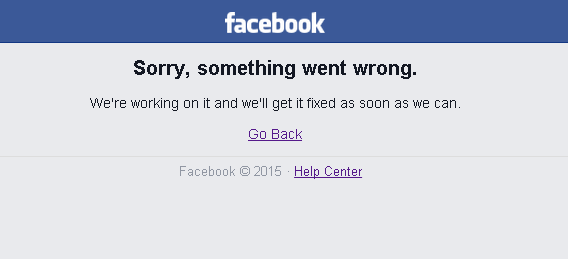 ActualidadRT's tweet photo. Usuarios informan que red social #Facebook está fuera de servicio en varias partes del mundo http://t.co/D4csDmuSLI http://t.co/71nJOaPf5y