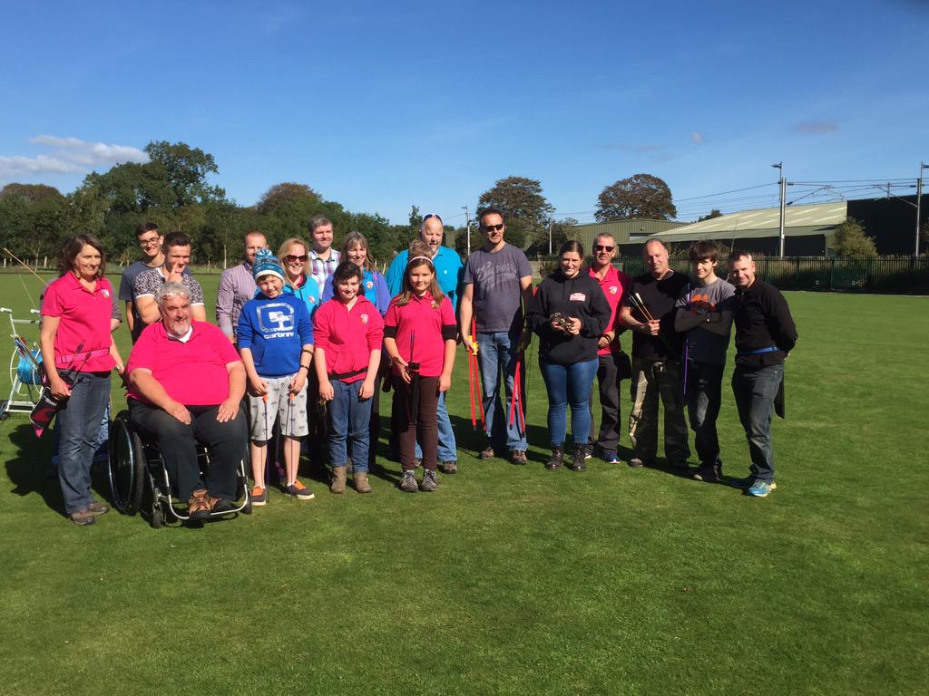 MBArchers's tweet photo. Morecambe bay Archers have a great days shooting at Warton Cricket Ground #archery# Morecambe #ulverston http://t.co/NSbrGU54UV