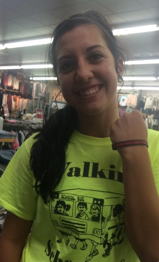 Unruh14's tweet photo. Come see Sally at the Buckle to get your free bracelet and new GB gear #pantherpride #exploregbks http://t.co/pkrlAmFUaq