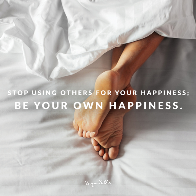 ByronKatie's tweet image. What does it feel like to be your own #happiness? #byronkatie #quoteoftheday