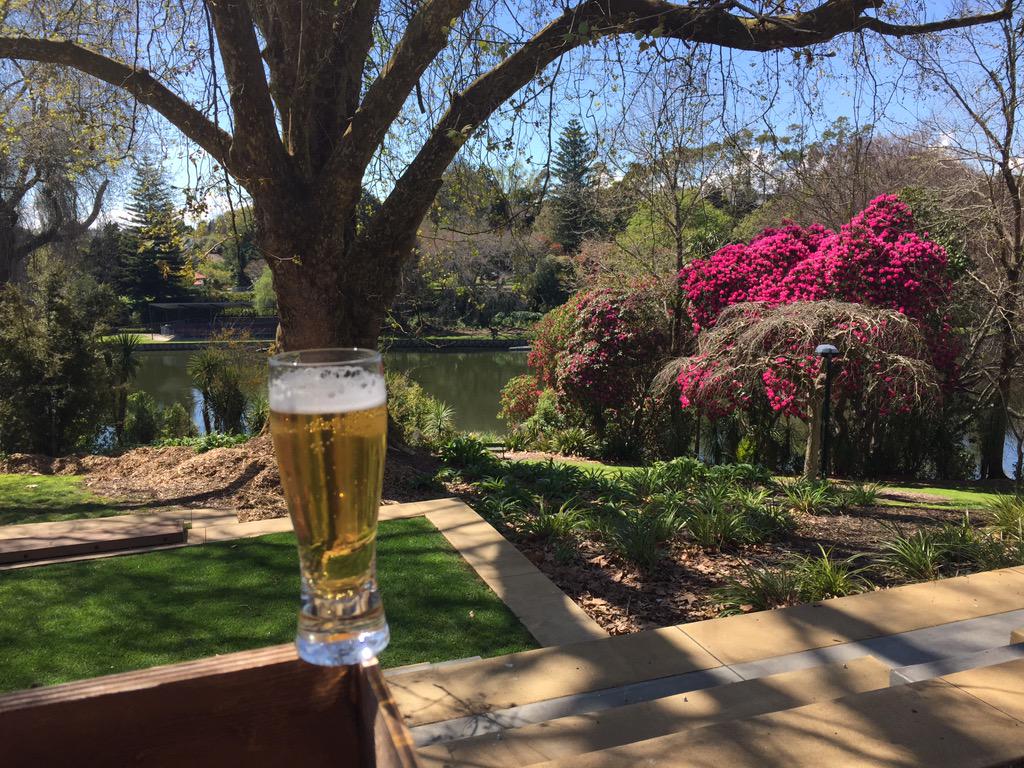 Hard to beat <a href="/gothenburgnz/">Gothenburg</a> for a relaxing lunchtime beer. #lovethetron #worldsbest #craftbeer #shuntersyard #pilsner