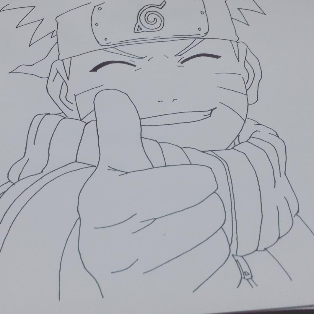MagdiXl's tweet photo. رسمتي لناروتو عطوني رايكم 😊
#كلنا_رسامين #MeetOtaku http://t.co/KyEvUghdxo